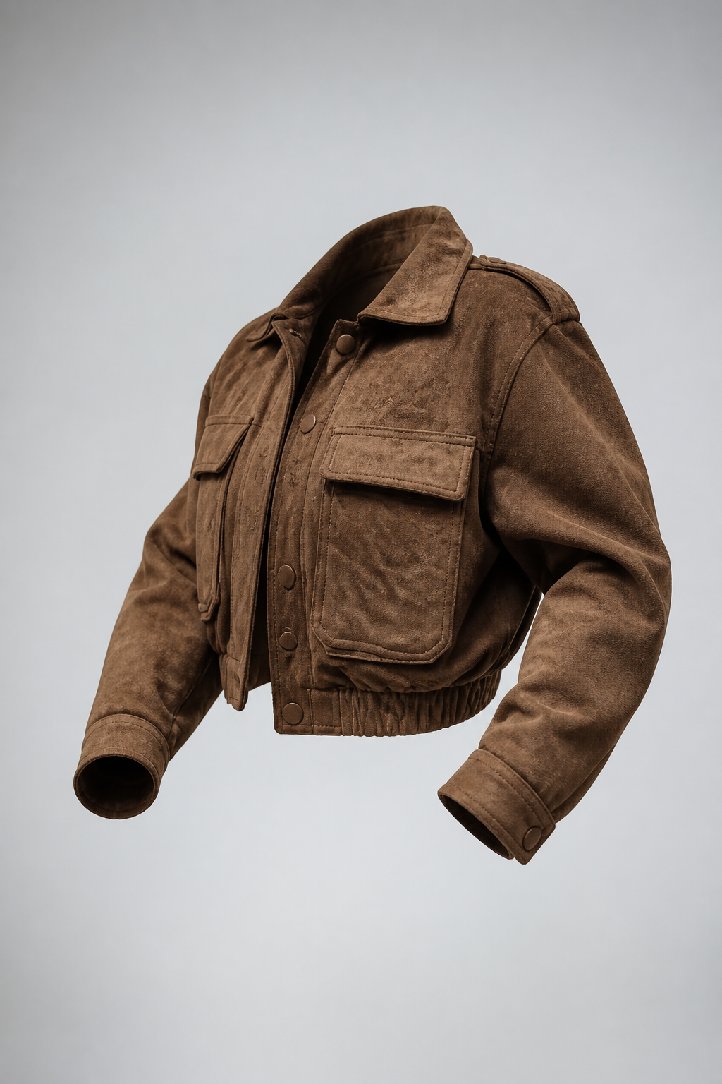 BOMBER GAMUZA EFECTO RENO 