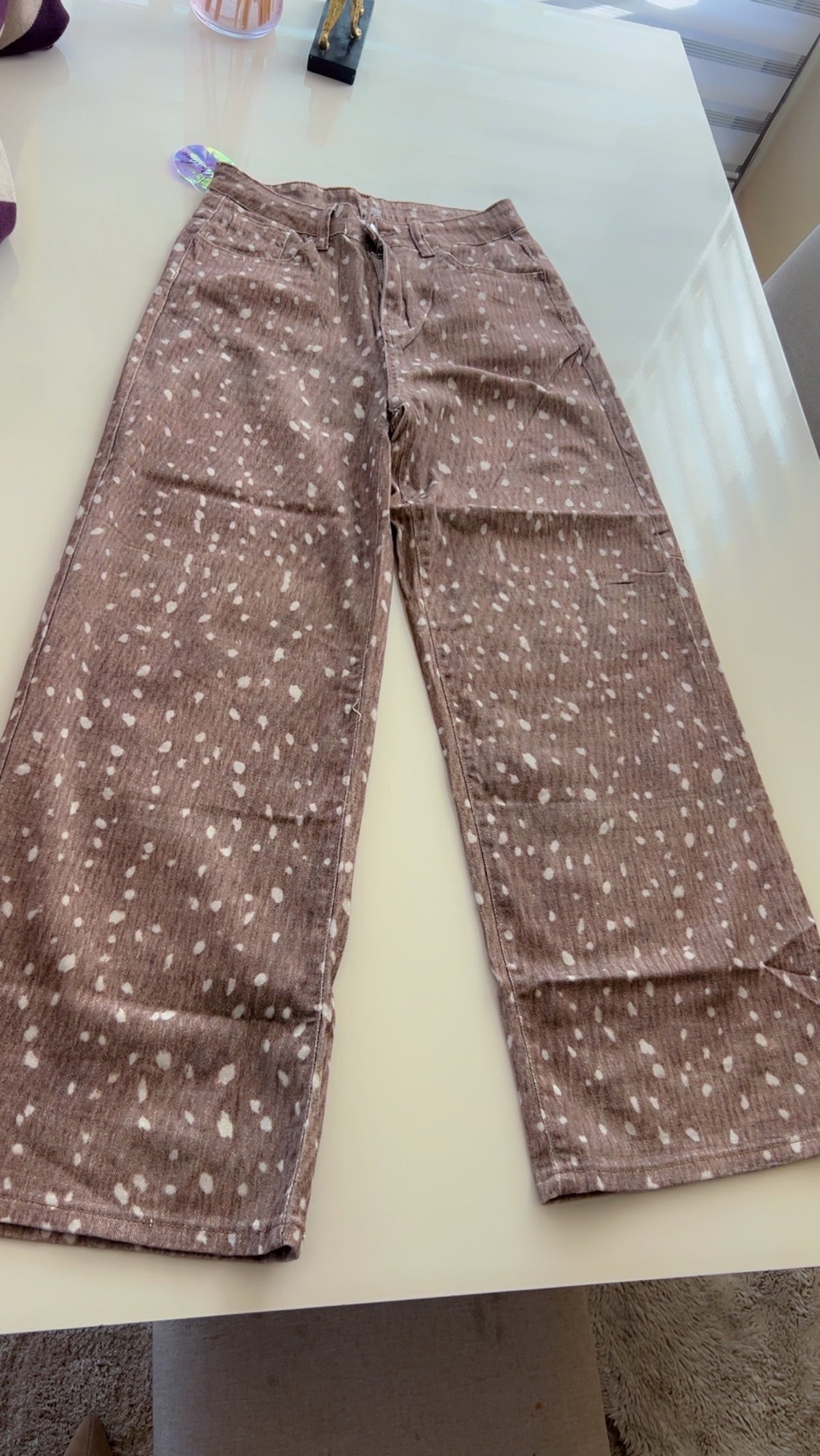 Jeans bambi color beige!