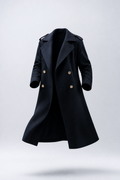 Trench abrigo con botines dorados